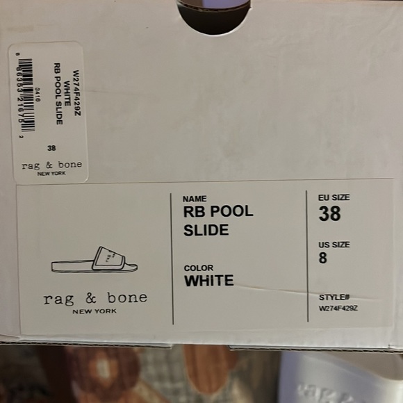 🆕⚡️Rag & Bone⚡️Pool Slides⚡️Made in a Italy⚡️ - Picture 15 of 15